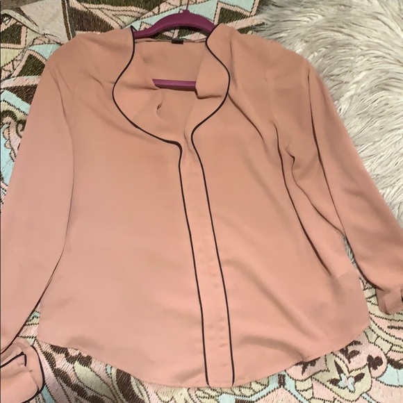 Mauve pink large forever 21 blouse - Picture 1 of 1